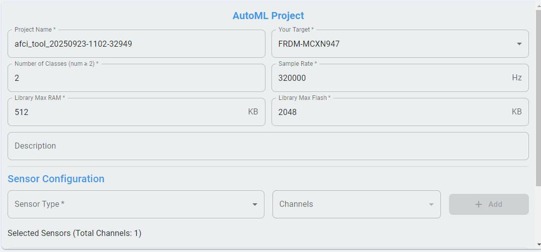 Project settings