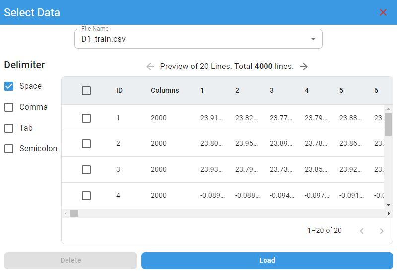 Data preview