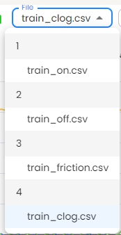 Data visualization - select a file