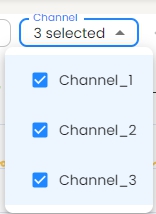 Data visualization select channels