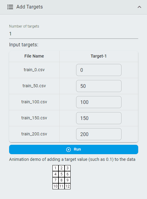 add targets