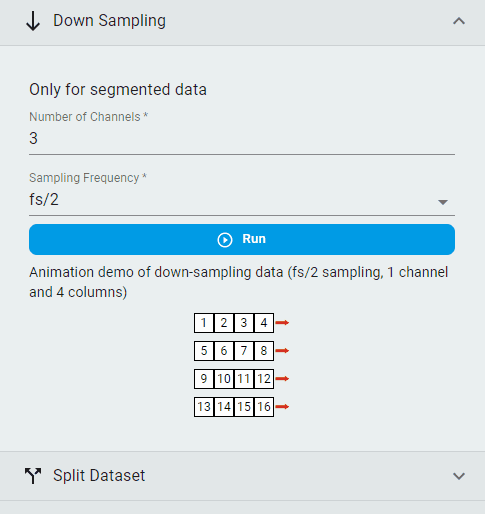 down sampling