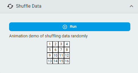 shuffle data