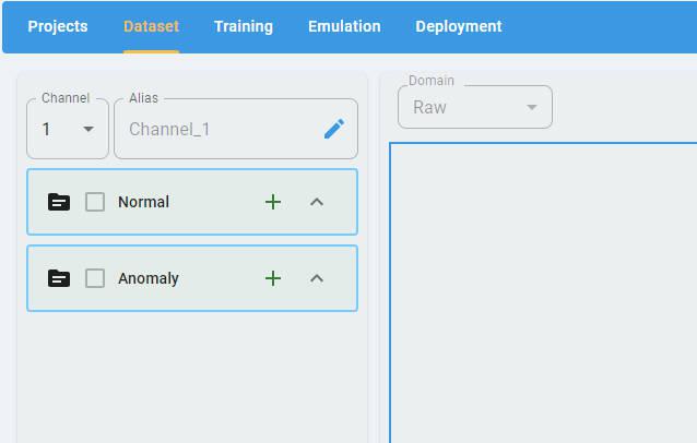 Anomaly detection data import
