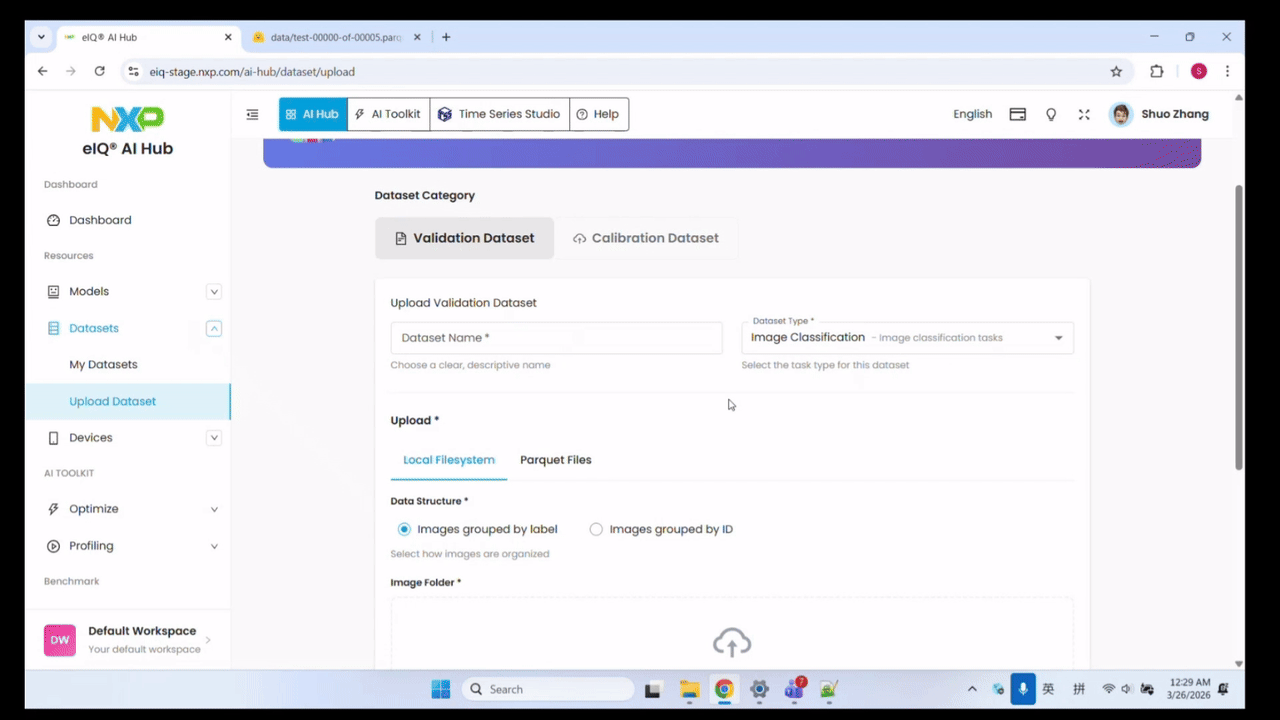COCO Detection Dataset Upload Animation