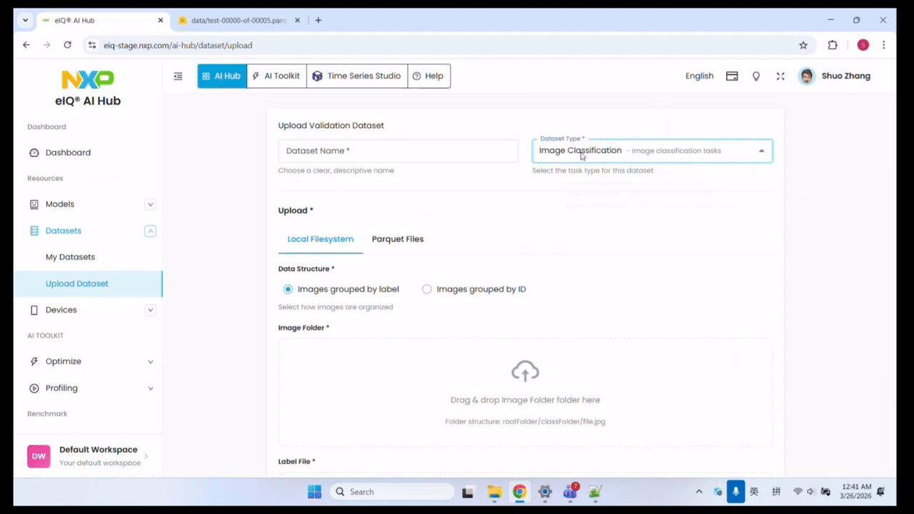 Plaintext Detection Dataset Upload Animation